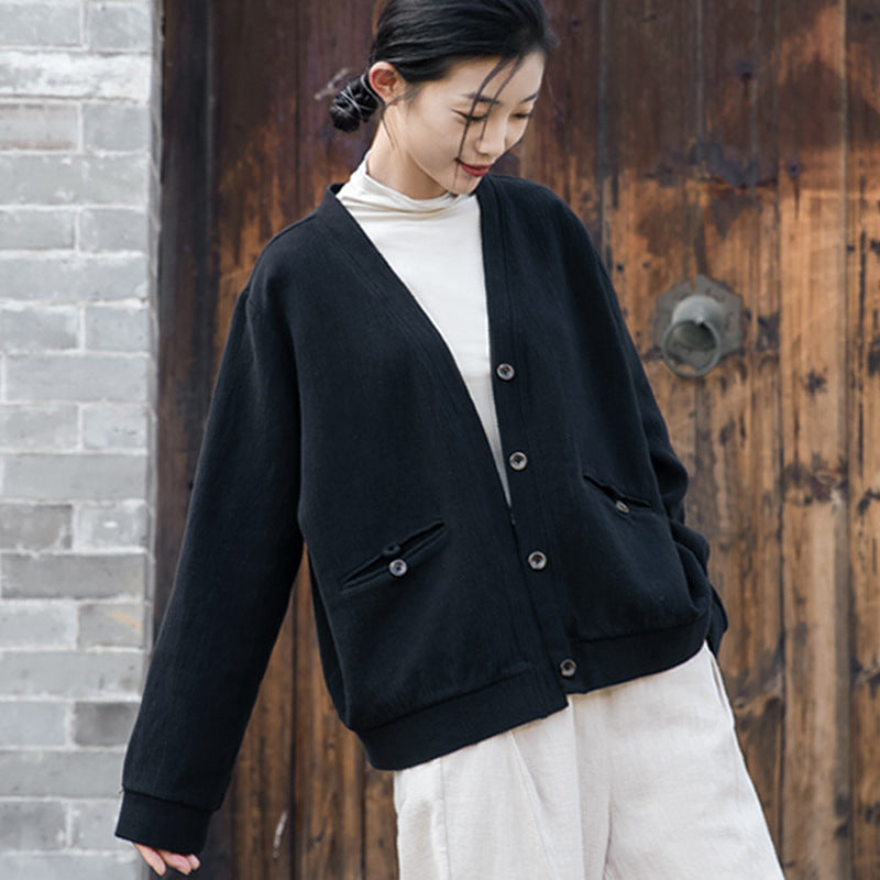 Women's Linen Cotton Cardigan