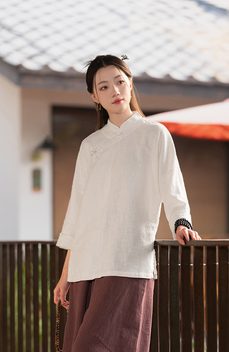 National Style Linen Shirt