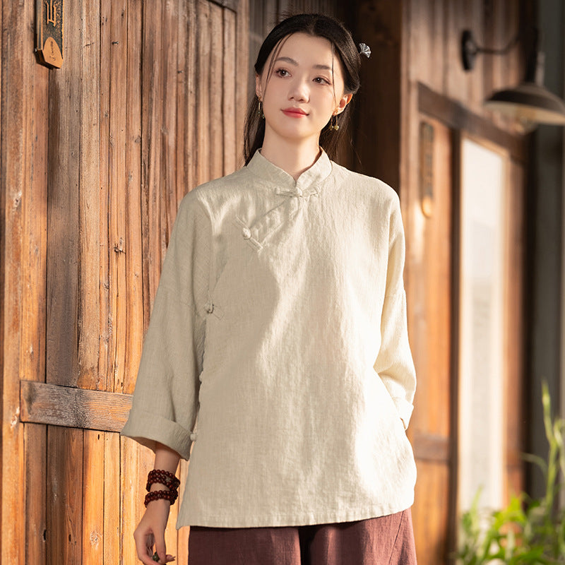 National Style Linen Shirt