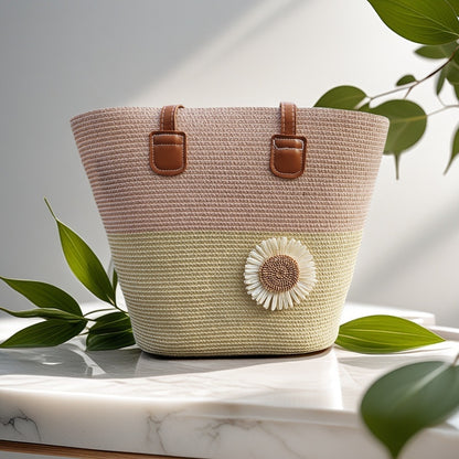 Women's Straw Woven Shoulder Bag