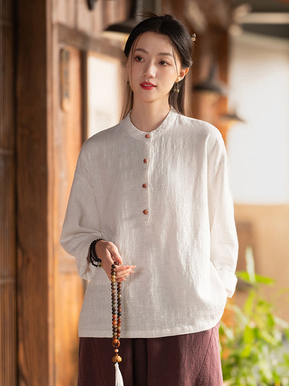 Spring Women's Linen Shirts