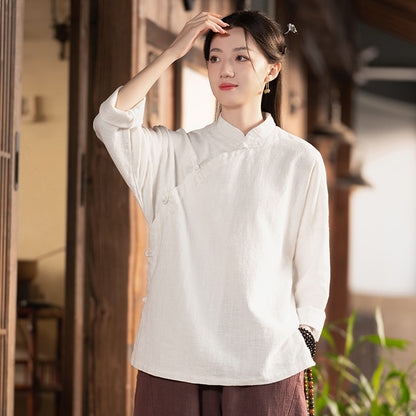 National Style Linen Shirt