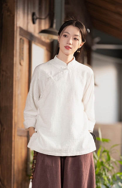 National Style Linen Shirt