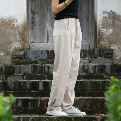 Women's Casual Slim Linen Pants