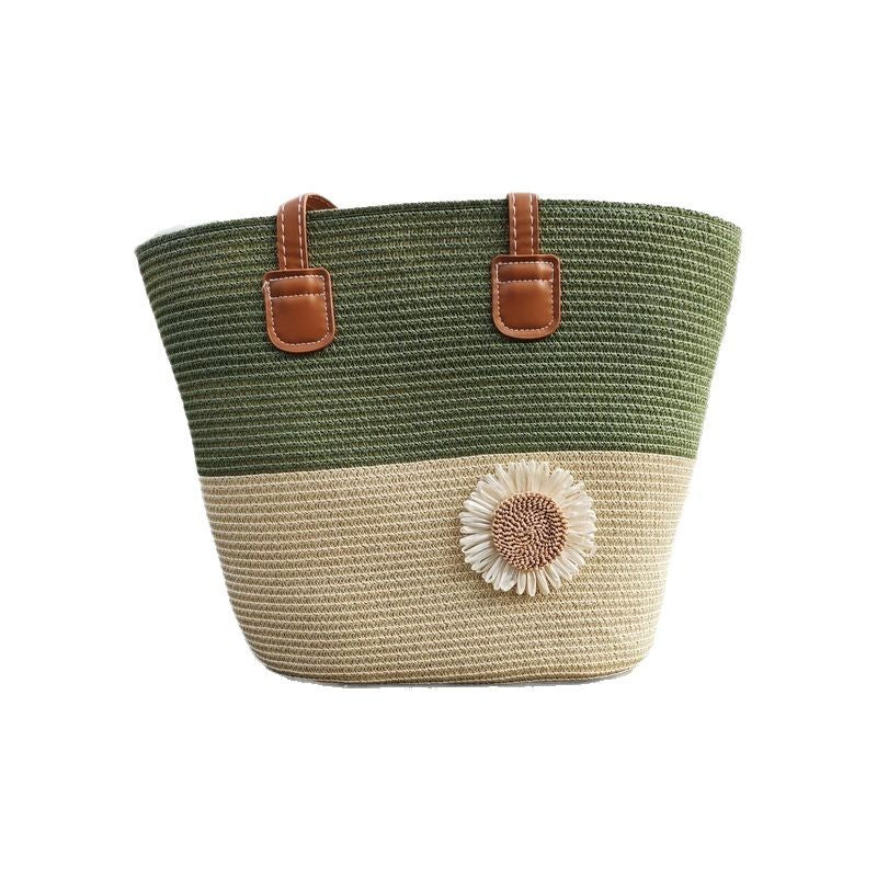 Women's Straw Woven Shoulder Bag