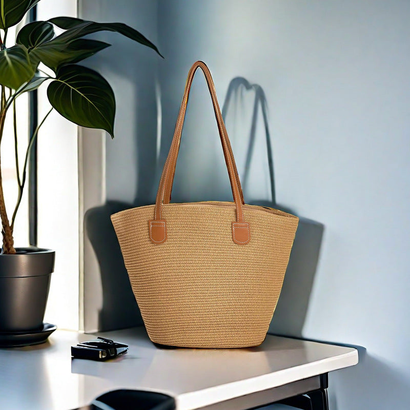 Summer Straw Bag Large Capacity