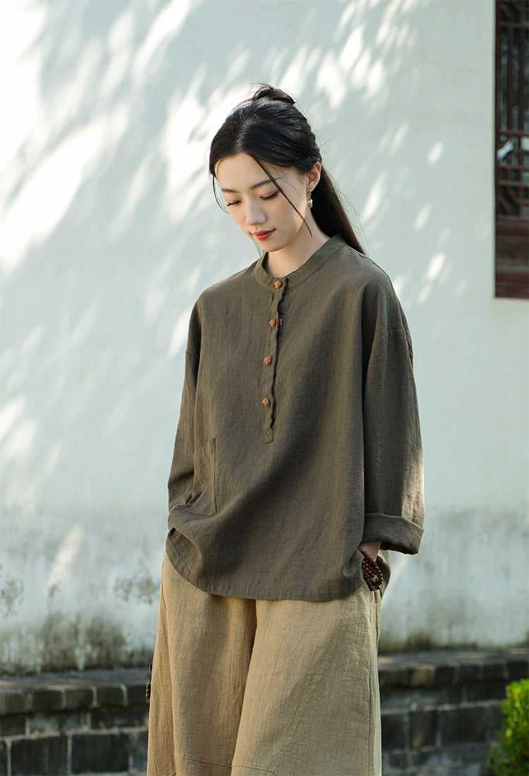 Spring Women's Linen Shirts