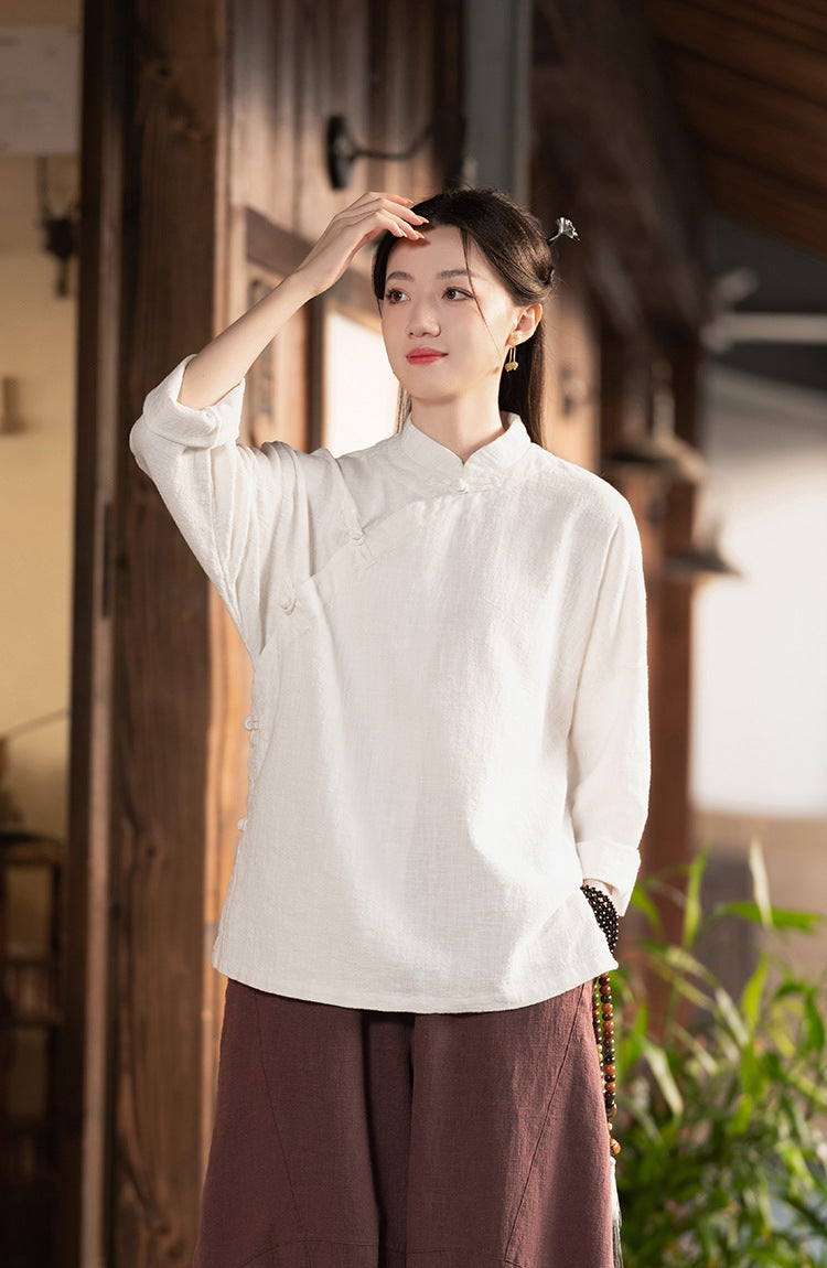 National Style Linen Shirt