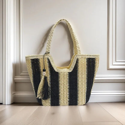 Women's Straw Woven Shoulder Bag