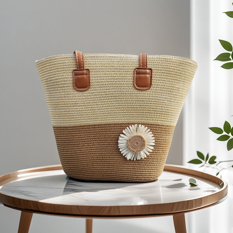 Women's Straw Woven Shoulder Bag