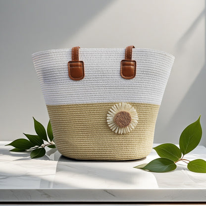 Women's Straw Woven Shoulder Bag