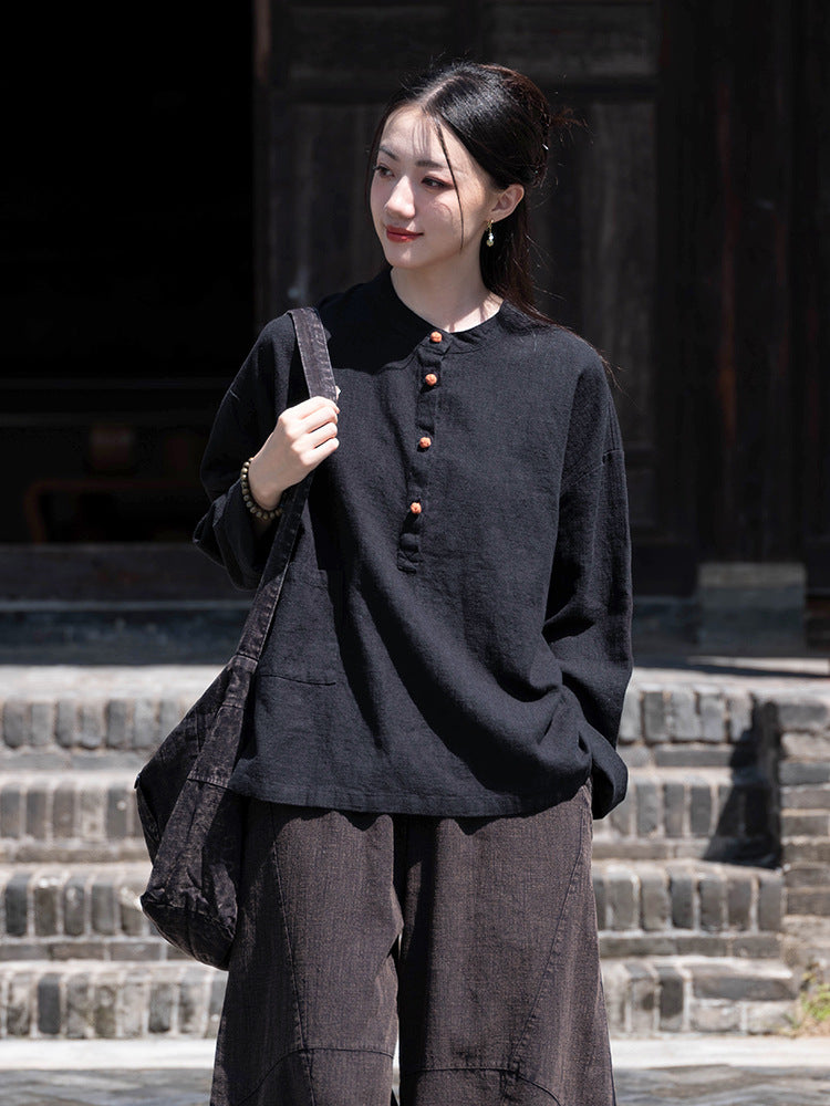 Spring Women's Linen Shirts