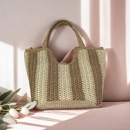 Women's Straw Woven Shoulder Bag