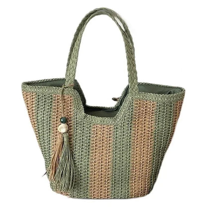 Women's Straw Woven Shoulder Bag