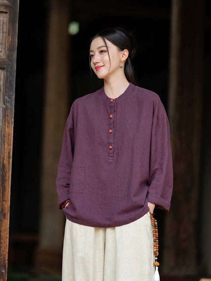 Spring Women's Linen Shirts