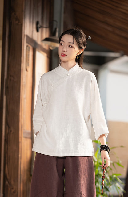 National Style Linen Shirt